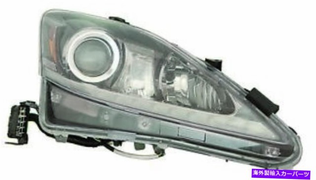 USヘッドライト 2006-2013 LEXUS IS250 / IS350ヘッドライトペアセット For 2006-2013 Lexus Is250/Is350 Headlight Pair Set