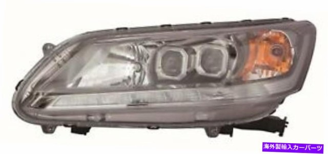 USヘッドライト ホンダアコードセダン4DR 2013-2015左ドライバーLEDヘッドライトヘッドランプW / DRL FITS HONDA ACCORD SEDAN 4