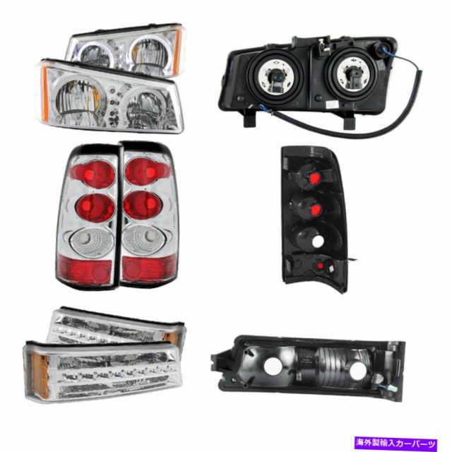 USヘッドライト Anzo 2 LEDシグナルライトW /ヘッドライト＆テールライトキットFor Silverado 1500 HD Anzo Two LED Signal Ligh