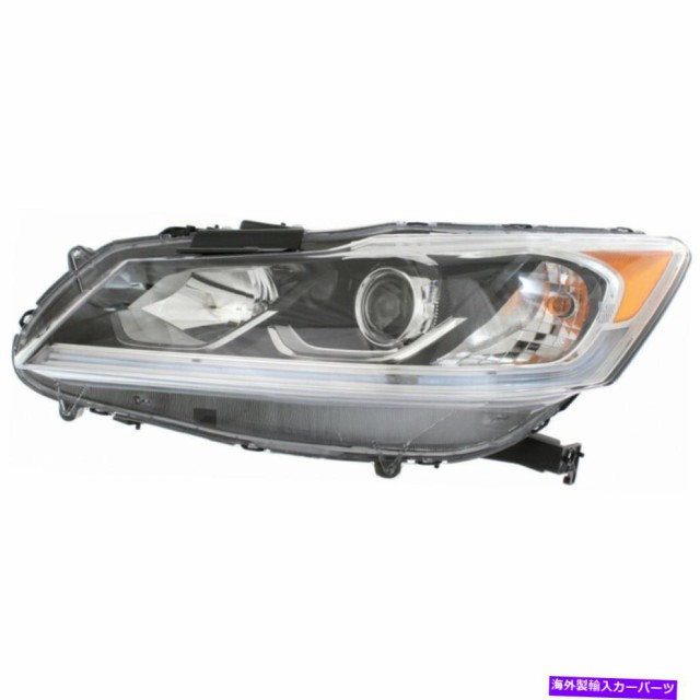 USヘッドライト フィット2017ホンダアコードヘッドライトアセンブリドライバ側CAPA認証 Fits 2017 HONDA ACCORD Head Light Asse