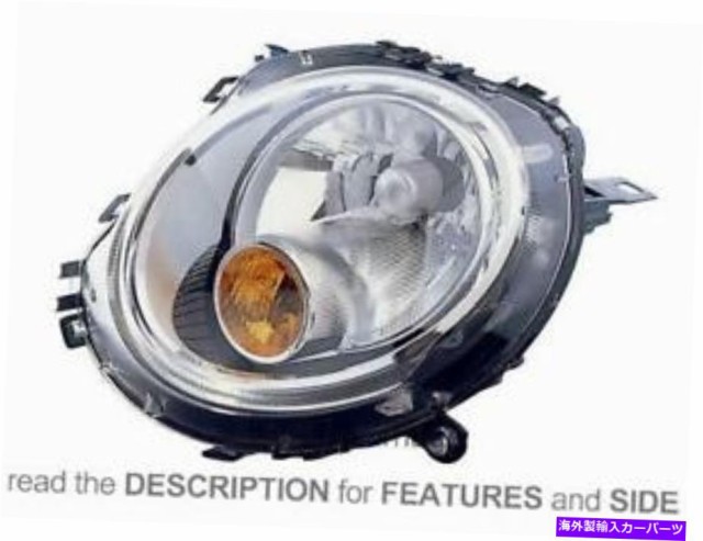 最高級のスーパー Usヘッドライト Lhdヘッドライトミニmini 63122751263 Side Left 2006 Mini Mini Headlight Lhd 2006左側63122751263 ライト ランプ Sutevalle Org