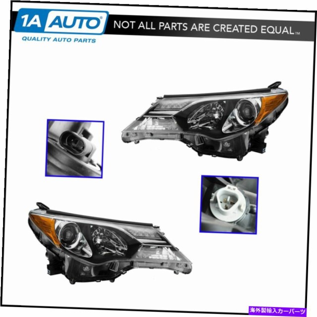 楽天カード分割 Headlamps Headlights ヘッドライトヘッドランプ左右ペア13 15トヨタrav4ジャパンビルト Usヘッドライト Left Set Pair Right ライト ランプ Sutevalle Org