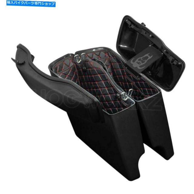 少数限定生産 サイドバック Harley Davidson Road King 14 19サドルバッグライナーストレッチブラックwレッド For Harley Davidson Road King 度付きメガネ カー用品 バイク用品 バイクパーツ Www Cepgl Org