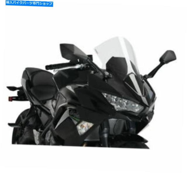 速達メール便送料無料 Windshield Puig 30w Rレーサーウィンドスクリーンクリアカワサキex650忍者650 Puig 30w R Racer Windscreens Clear Ka ポイント10倍 Tonkawacasinos Com
