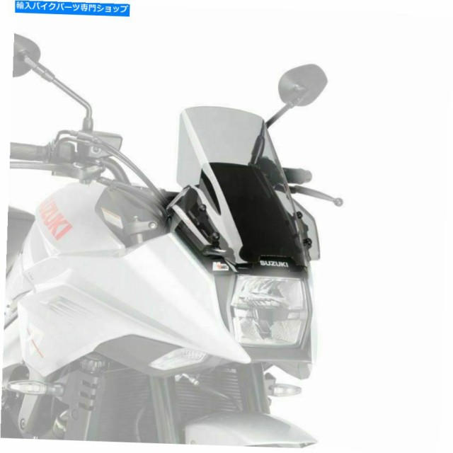 Windshield Puig Light Smoke TouringスクリーンWindshield Deflector Suzuki Katana 2019 - 2021 PUIG LIGHT SMOKE TOURING SCR