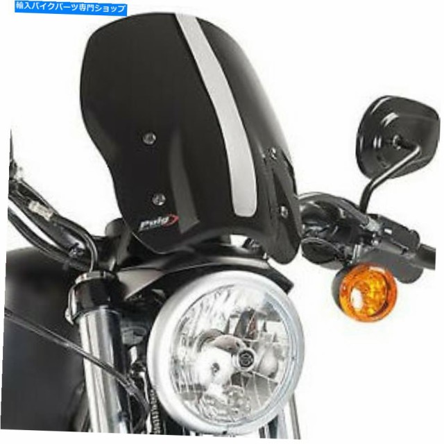 Windshield Puig Black Sportster Windshield 9283N PUIG Black Sportster Windshield 9283N