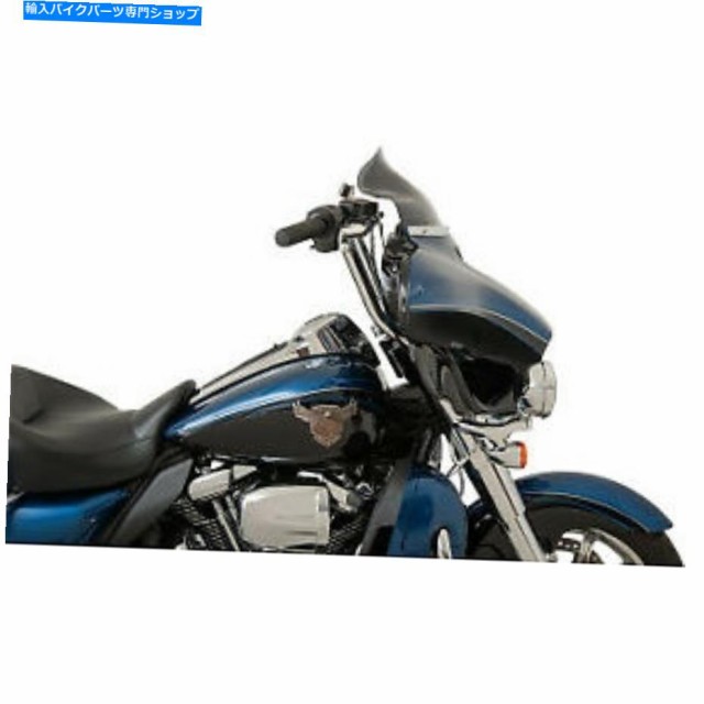 Windshield 8.5 "ダークスモークフレアWindshieldハーレー2019 Electra Glide Ultra Limited Flhtk 8.5" Dark Smoke Flare Winds