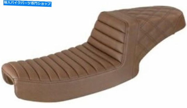 シート サドルメン茶色のタックnロールステップアップシート891-04-176BR 0803-0667 Saddlemen Brown Tuck N Roll Step Up Seat