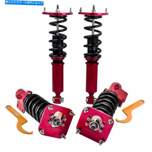 サスペンション Mazda Savanna RX7 RX-7 R2ガスFC3S ADJ用のコイルオーバーショックキット。高さ86-91 Coilovers Shock Kits for