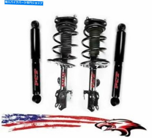 サスペンション トヨタRAV4 06-08ベース＆リミテッド2.4L 3.5Lのフロントスプリングストラット＆リアショック Front Spring Stru