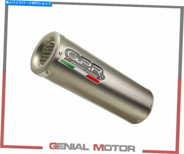 マフラー 排気マフラーGPR M3 Titan Natural Cat Ducati Hypermotard 939 Euro 4 2016 2019 Exhaust Muffler GPR M3 TITAN NATUR