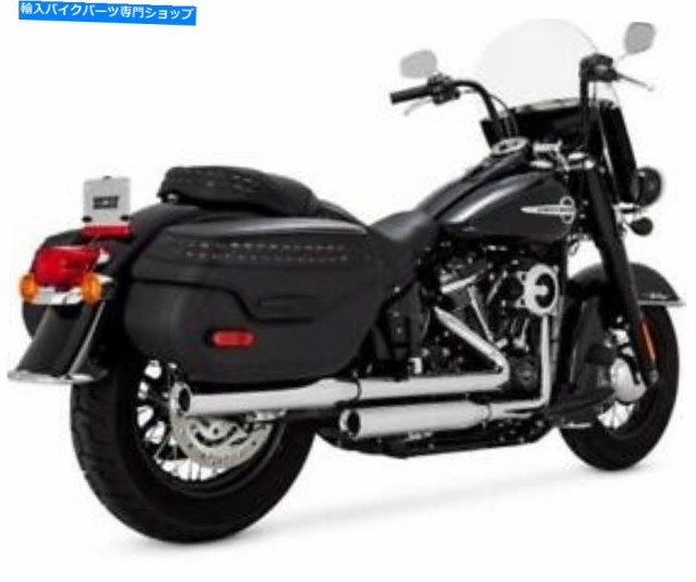 マフラー Vance Hines Eliminator 300マフラー16716 Chrome Harley Softail 2018-2021 Vance Hines Eliminator 300 Mufflers 167