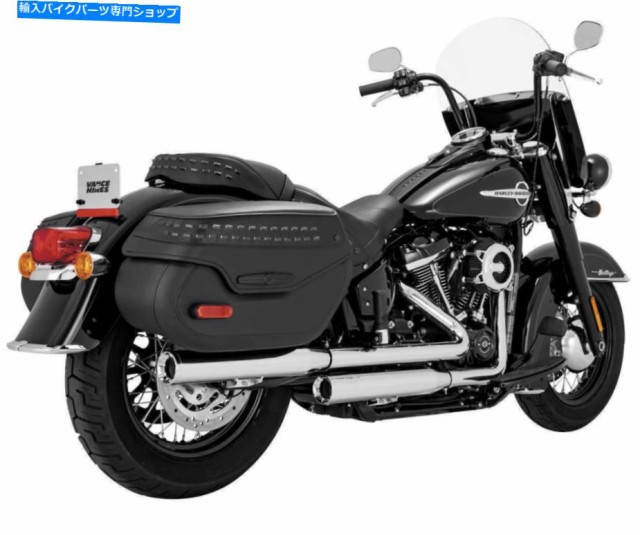 マフラー Vance＆Hines Eleminator 300スリップオンマフラー、Chrome 16716 18 Heritage＆Deluxe Vance & Hines Eliminator 300