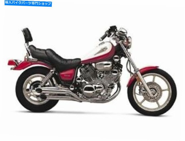 マフラー 86-99 Virago 1100 XV1100コブラスラッシュカットクロムスリムスリムスリムスリップオンマフラー2165SC 86-99 Virago 1