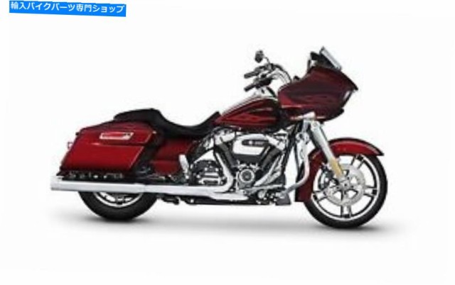 マフラー 2017 Touring Milwaukee 8 Rinehart 4 "スリップオン排気クロムエンドキャップ500-0106C 2017 TOURING MILWAUKEE 8 RIN