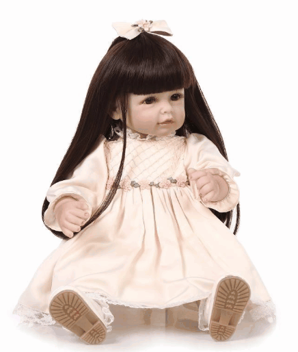 全ての トドラー人形 プリンセスドール リボーンドール 抱き人形 高級ハンドメイド海外ドール かわいい幼児 黒髪ロングヘア ドレス 立てるお人形 21公式店舗 Www Iacymperu Org