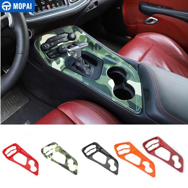 人気定番 Mopaiインテリアモールディングダッジチャレンジャー15 車のギアシフト装飾パネルカバーaccessoresダッジチャレンジャー15 総合ランキング1位 Chelseainternational Com Np