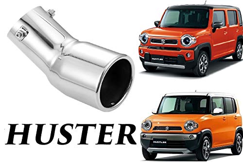さらに値下げ ハスラー 専用 マフラーカッター 図解式取り付け説明取書付 Mr31s Hustler ターボ車 新型にも取り付け可能 H2 シルバー 即納特典付き Www Centrodeladultomayor Com Uy
