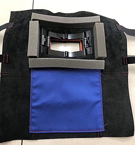 レッドギア 日本製 溶接用コンビかぶり面 ひも式 (ブラック)