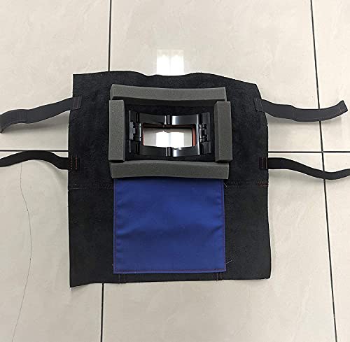 レッドギア 日本製 溶接用コンビかぶり面 ひも式 (ブラック)