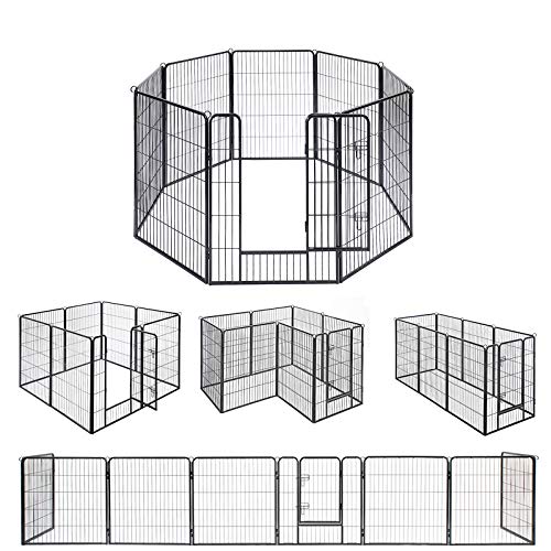 最新モデルが入荷 Feandrea ペットサークル 中大型犬用 ペットフェンス 全成長期使用可 室内外兼用 カタチ変更可 犬ケージ パネル8枚 折り畳み式 組立簡単 メーカー希望小売価格から30 Off Www Ozarkoffroadclub Org