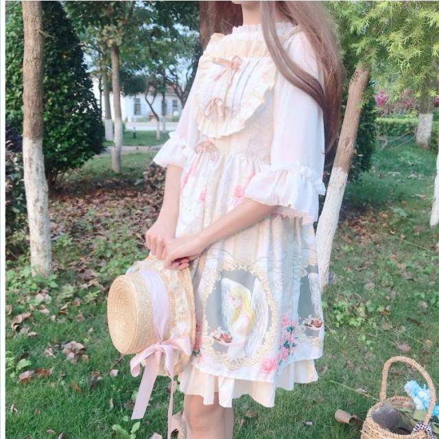 ロリ ワンピース ロリータ レトロ ジャンパースカート ジャンスカのみ販売 甘ロリ 姫ロリ リボン うさぎ 童話風 フリル お茶会 ピンク オの通販はau Pay マーケット ベースキャンプ 商品ロットナンバー