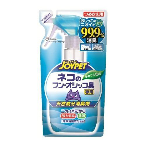 猫砂 ジョイペット 天然成分消臭剤 ネコのトイレ専用 詰替 240ml 猫トイレ用品