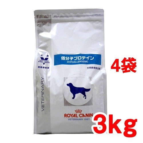 ロイヤルカナン 犬用 低分子プロテイン ドライ 3kg 4コセット 犬用特別療法食 の通販はau Pay マーケット 爽快ドラッグ 商品ロットナンバー