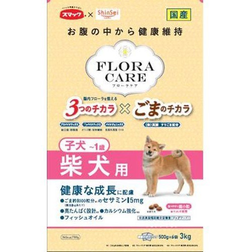 スマック フローラケア 柴犬用 子犬 500g 6袋入 ドッグフード ドライフード の通販はau Pay マーケット 爽快ドラッグ 商品ロットナンバー