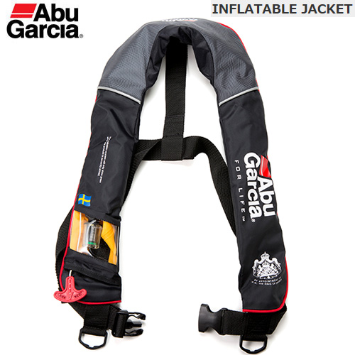爆買い! ●アブガルシア Abu インフレータブルジャケット BLACK(ブラック) 国土交通省型式承認品 桜マークあり, Double Three 33ダブルスリー 30880ba2