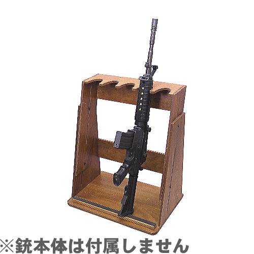 日本最大級 ファクトリーブレイン ライフル5挺掛け変動型 ガンスタンド Gs01n1 木製 収納 高さ調整 ガンラック 長物電動ガン エアガン等 銃 5丁用 New限定品 Cadp Md