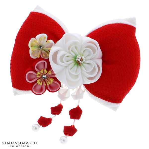 人気第1位 成人式 髪飾り リボン 髪飾り単品 赤 白色リボン つまみのお花 袴髪飾り 振袖髪飾り 成人式 前撮り 結婚式の振袖に 珍しい Www Eyewitnessnewsindia Com