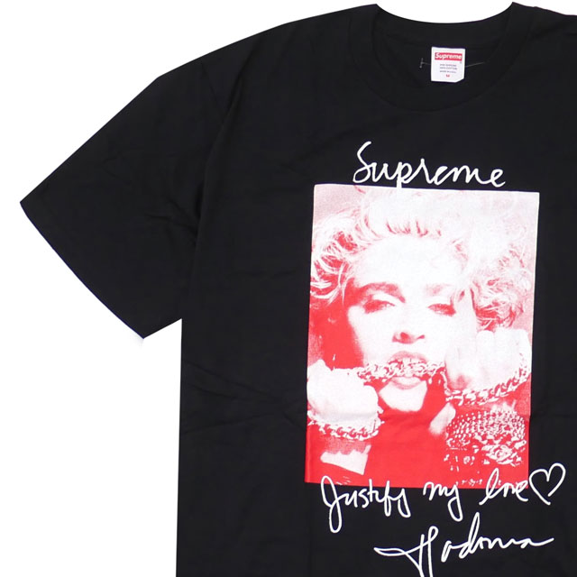 supreme madonna tee black