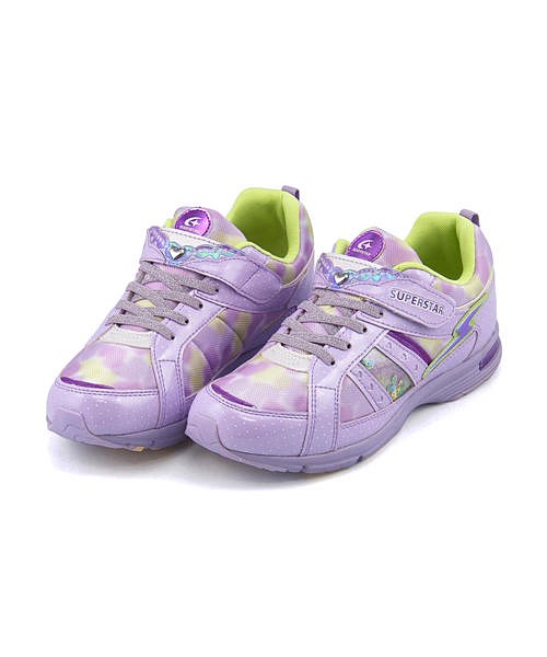 スーパースター バネのチカラ キッズ スニーカー SS 女の子 キッズ 子供靴 EE SUPERSTAR J845 パープルの通販はWowma!(ワウマ) , 靴通販のシューズダイレクト|商品