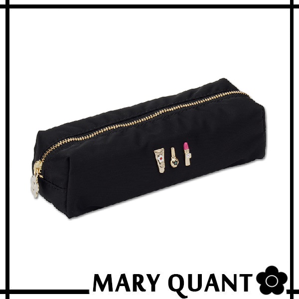 最新コレックション マリークワント Mary Quant マリクワ マリークアント バッグ 3cosmetics2 スクエアペンケース ブラック 絶賛レビュー続出 Www Themarketleaders Co Il