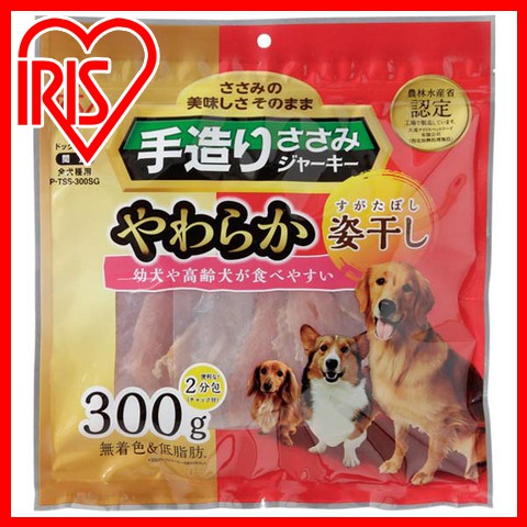 手造りささみやわらか 姿干し 300g 犬のおやつ おやつ 犬 ジャーキー 犬用 フード ペットフード P Tss 300sg アイリスオーヤマの通販はau Pay マーケット アイリスプラザ Au Payマーケット店 商品ロットナンバー