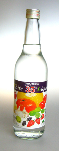 【笹の川酒造】ホワイトリカー 山桜 35度 600ml 【笹の川酒造】ホワイトリカー 山桜 35度 600ml