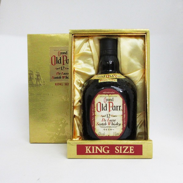 レトロ King Size オールドパー 12年 43度 1000ml 正規品 ゴールド