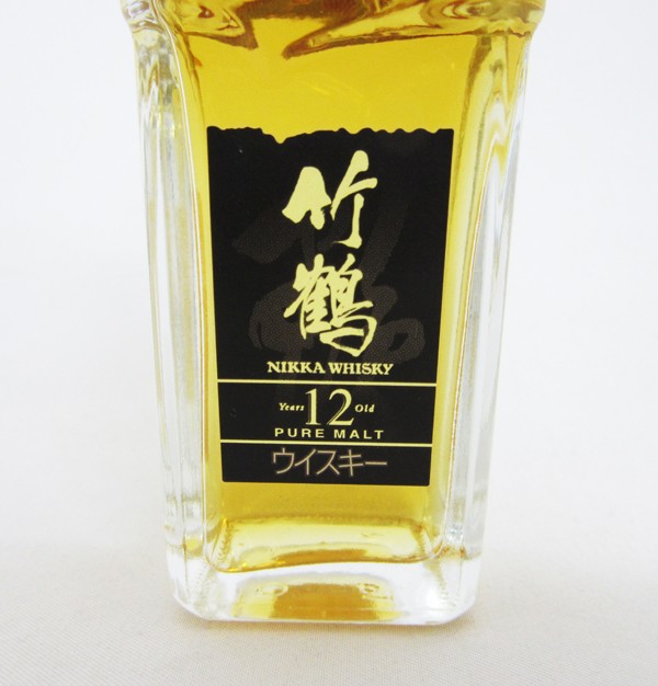 【レトロ:ミニチュア】竹鶴 12年 角瓶 40度 50ml 【レトロ:ミニチュア】竹鶴 12年 角瓶 40度 50ml