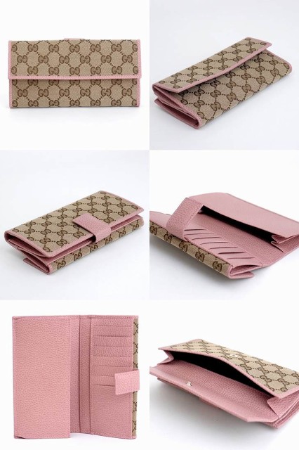 グッチ Gucci 財布 長財布 レディース Gg ピンク 231841 Ky9lg 8609の