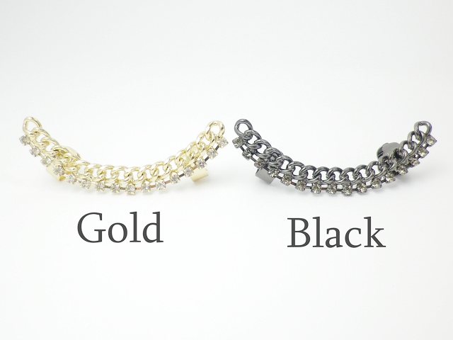 限定販売 片耳用 左耳用 チェーン ラインストーンのカッコイイイヤーカフ イヤリング イアリングの通販はau Pay マーケット イヤリング専門店 ルクールロゼ 商品ロットナンバー