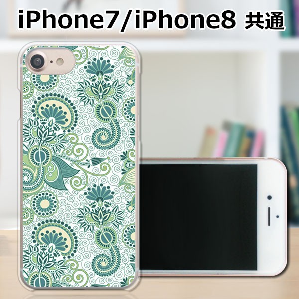 apple iPhone7 TPUケース カバー グリーンペイズリー ジャケット 超ポイントバック祭 iphone7 【95%OFF!】 TPUソフトカバー スマートフォンカバー