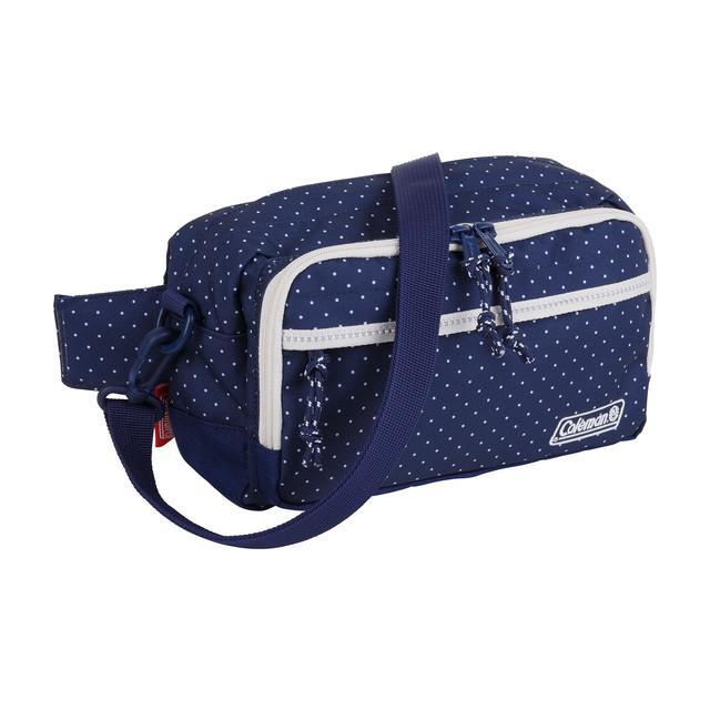 コールマン ウォーカーポーチ ネイビードット (2000032880) ウェストポーチ ボディバッグ Colemanの通販はWowma!（ワ
