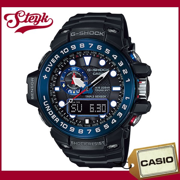 Casio メーカー公式ショップ カシオ 腕時計 G Shock Gwn 1000b 1b Gショック メンズ アナデジ