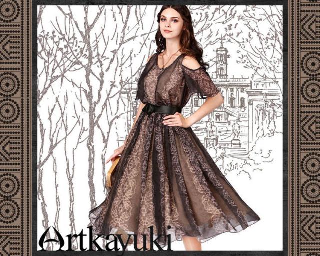 ください オリジナルデザイン 半袖 Aライン ミモレ丈 ドレスワンピースの通販はau Pay マーケット Yuki Closet 商品ロットナンバー 結婚式 二次会 卒業式 謝恩会 レース オフショルダー ウエストマーク リジナルデ