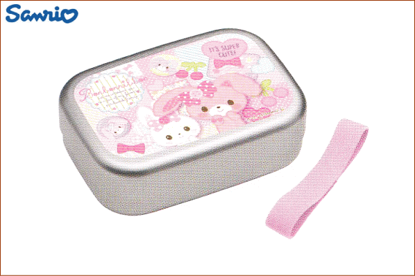 日本製 サンリオ アルミ弁当箱 ぼんぼんりぼん パッチワーク うさぎ お弁当箱 ランチボックス 弁当箱 遠足 の通販はau Pay マーケット ワールドショップ 商品ロットナンバー