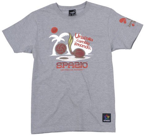 Spazio(スパッツィオ）proibita08 Tシャツ 杢グレー SS