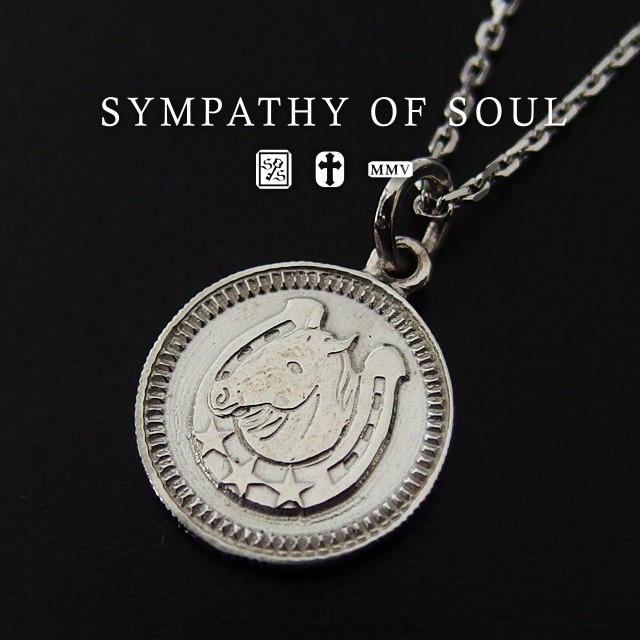 最新情報 シンパシーオブソウル コインネックレス Sympathy Of Soul Silver 男女兼用アクセサリー ネックレス ペンダント 送料無料 プレゼン 高級感 Olsonesq Com