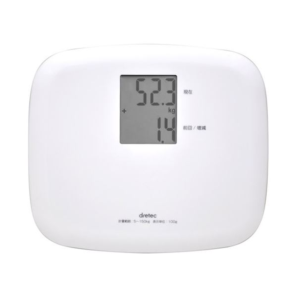 驚きの値段 まとめ Dretec 前回の体重を表示 体重の増減を自動で表示する体重計 ボディスケール 体重の増減を自動で表示する体重計 ク 72時間限定タイムセール Diquinsa Com Mx