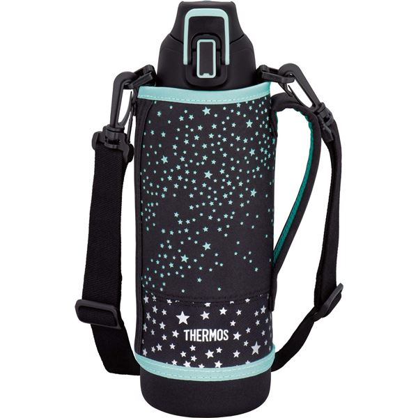 目玉 送料無料 サーモス Thermos 真空断熱 スポーツボトル 水筒 １l ブラックスター 軽量 魔法びん構造 保温 保冷 部活 の オシャレな Ogytech Com